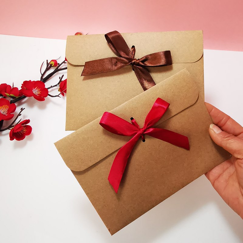 Letter Envelope Kraft - 10 шт. ретро-конвертов из крафт-бумаги с