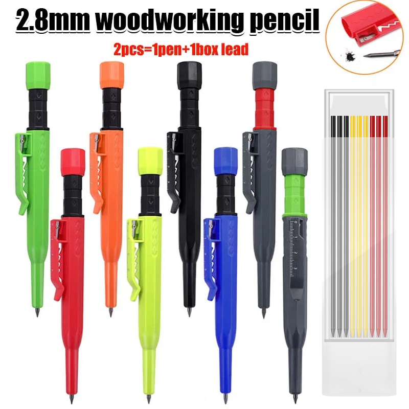 Staedtler Pencil Lumocolor - Набор плотницких карандашей, деревообрабатывающие механические 3-цветные