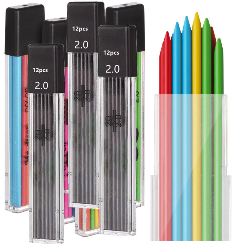 Mechanical Pencil Lead - Механические карандаши 2,0 мм, стержни 2B,