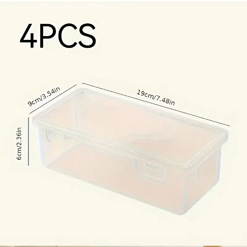 Stationery Office Supply Store - 4 больших прозрачных ящика для хранения
