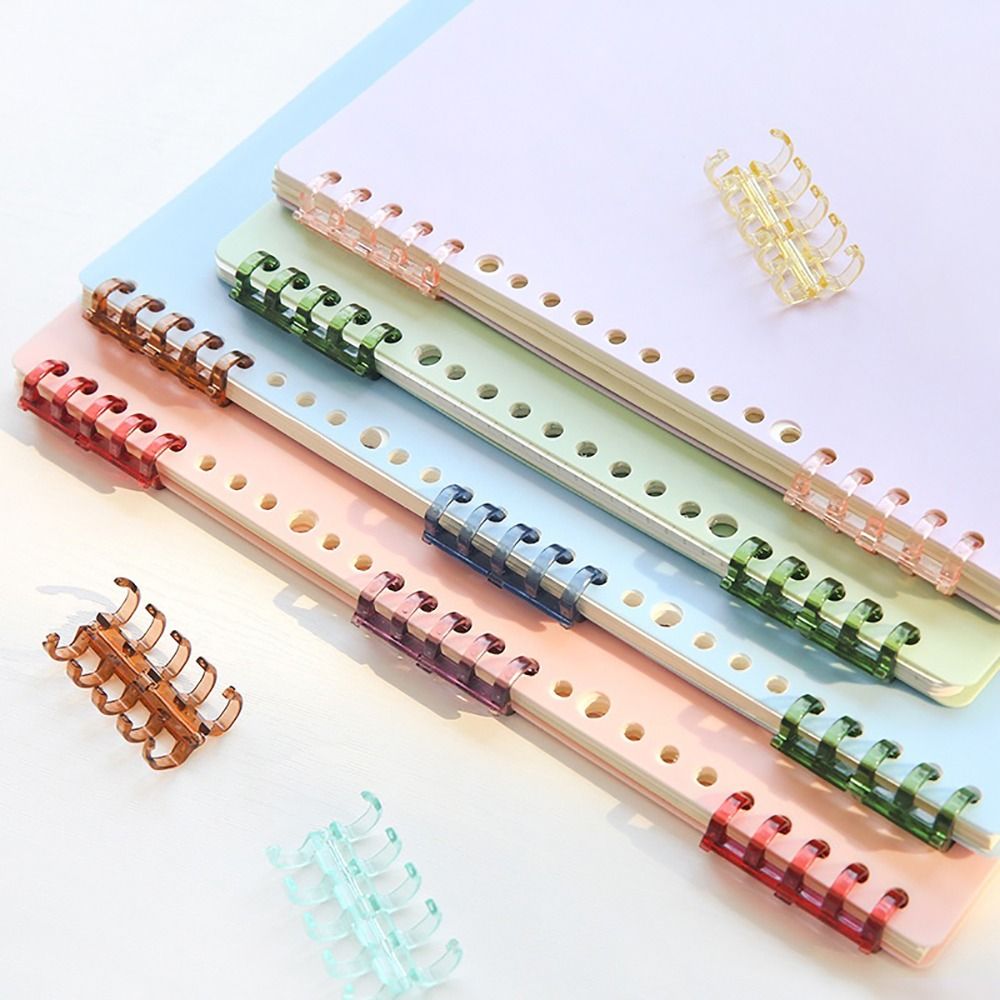 Binding Comb Plastic - 10 шт. пластиковых переплетных гребней-кольцев для