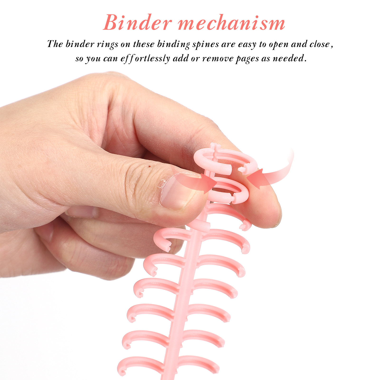 Binding Comb Plastic - 12 шт. пластиковых переплетных колец с
