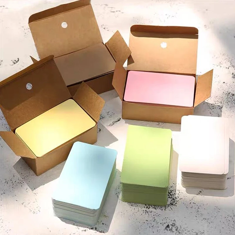 Letter Envelope Kraft - 100 шт., пустые поздравительные открытки из