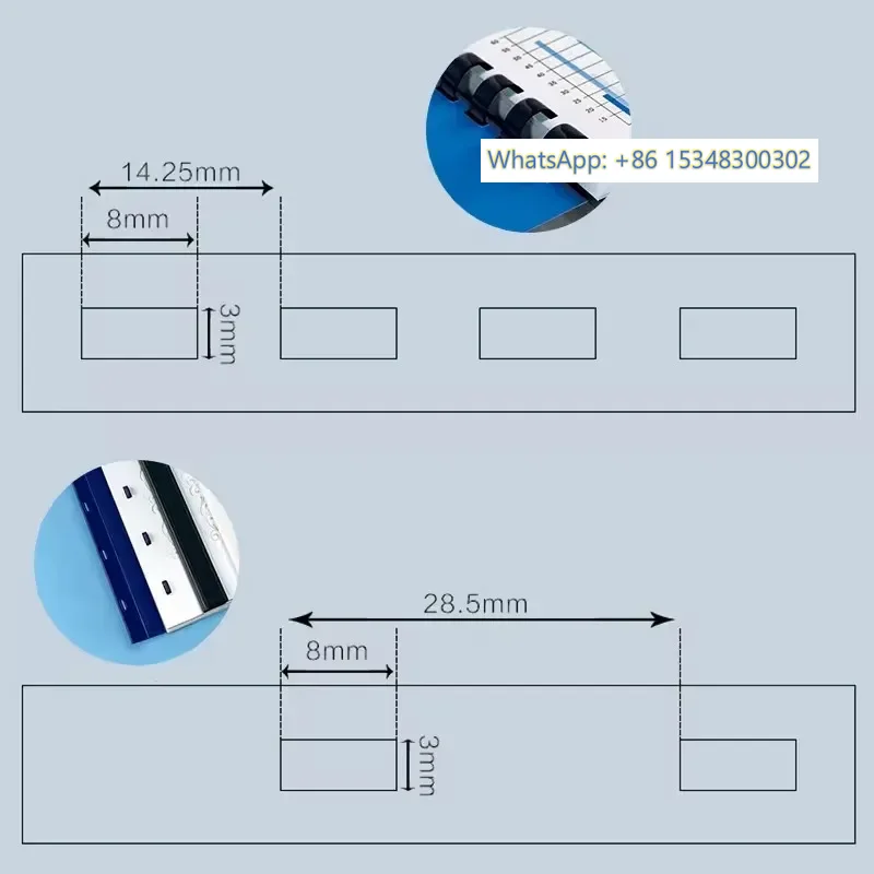 Binding Comb Plastic - Кольца для переплета 12 мм, синие,