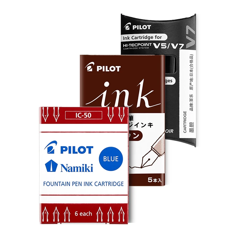 Pilot Pen V5 - Высококачественный одноразовый картридж Pilot IC-50 для