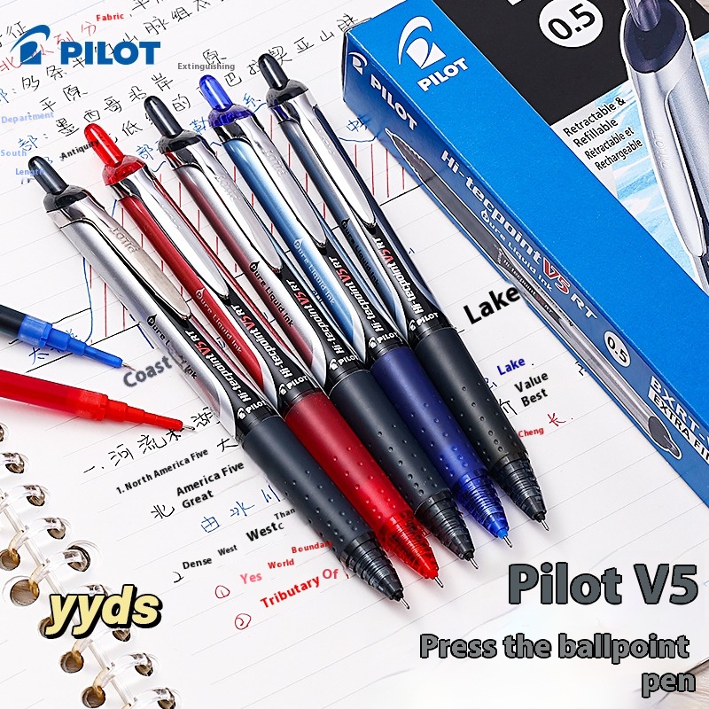 Выдвижная гелевая ручка Pilot  – обзор и цена Pilot Pen V5