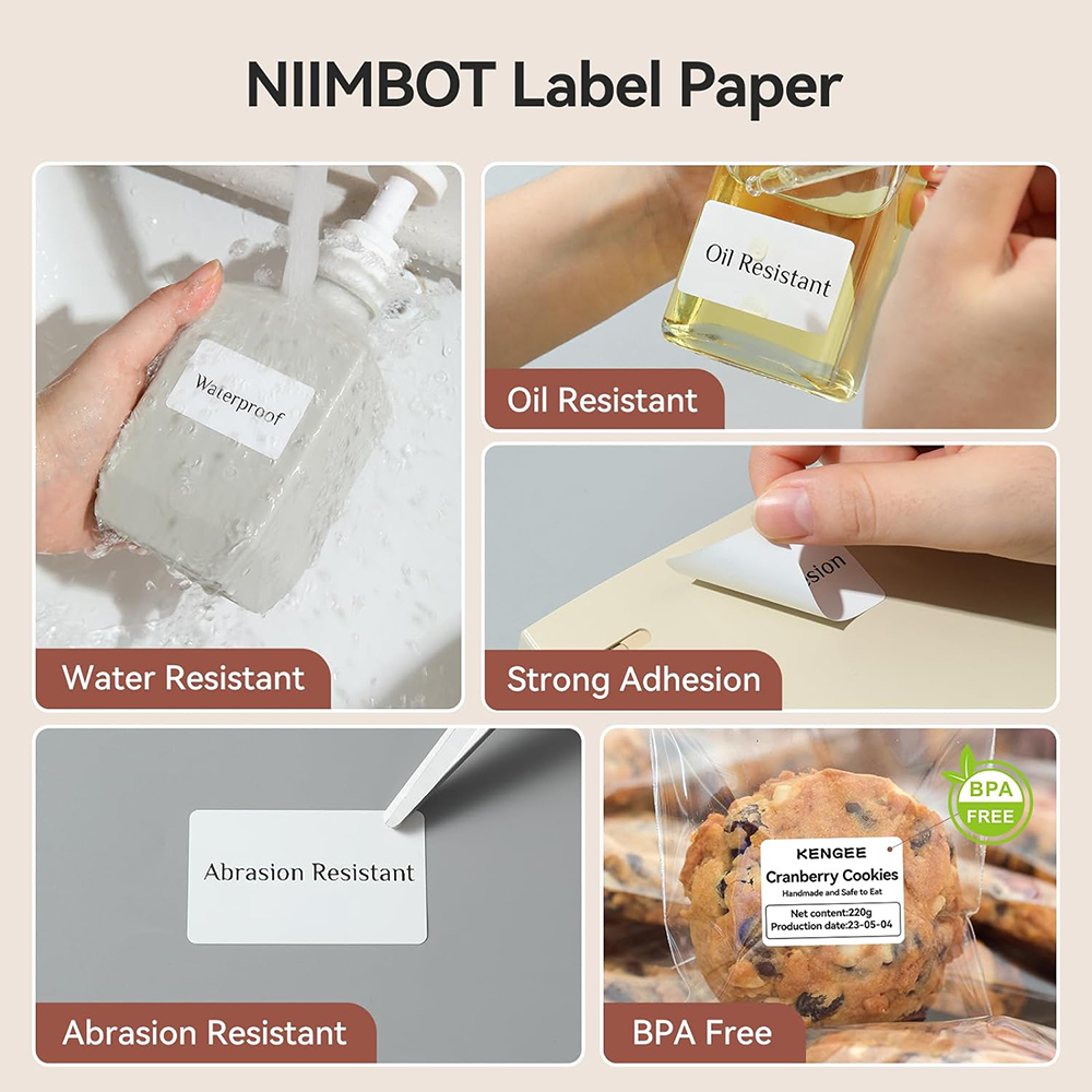 Термоэтикетка NIIMBOT для B1 B – обзор и цена Label Printer Tape