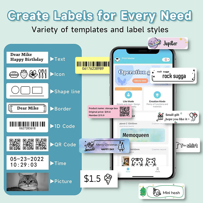 Наклейки для принтера этикеток – обзор и цена Label Printer Tape