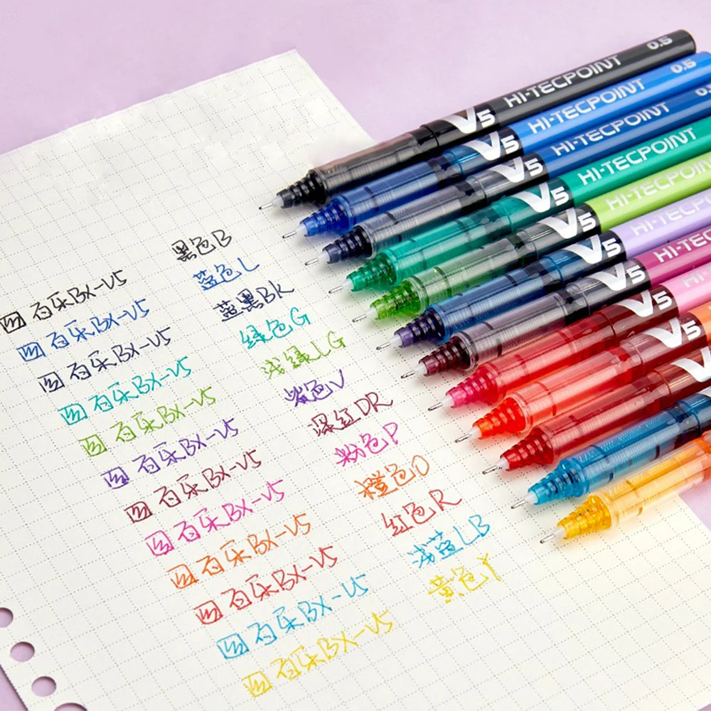 3 шт., японские гелевые ручки  – обзор и цена Pilot Pen V5