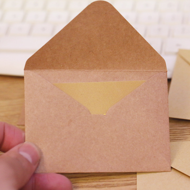 (10 шт./лот) 10*7 см цветной м – обзор и цена Letter Envelope Kraft