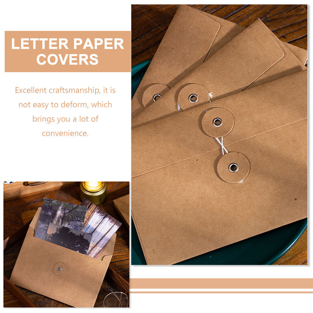 30 шт. однотонных конвертов из – обзор и цена Letter Envelope Kraft