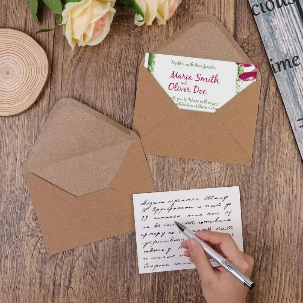 50 шт. классических коричневых – обзор и цена Letter Envelope Kraft