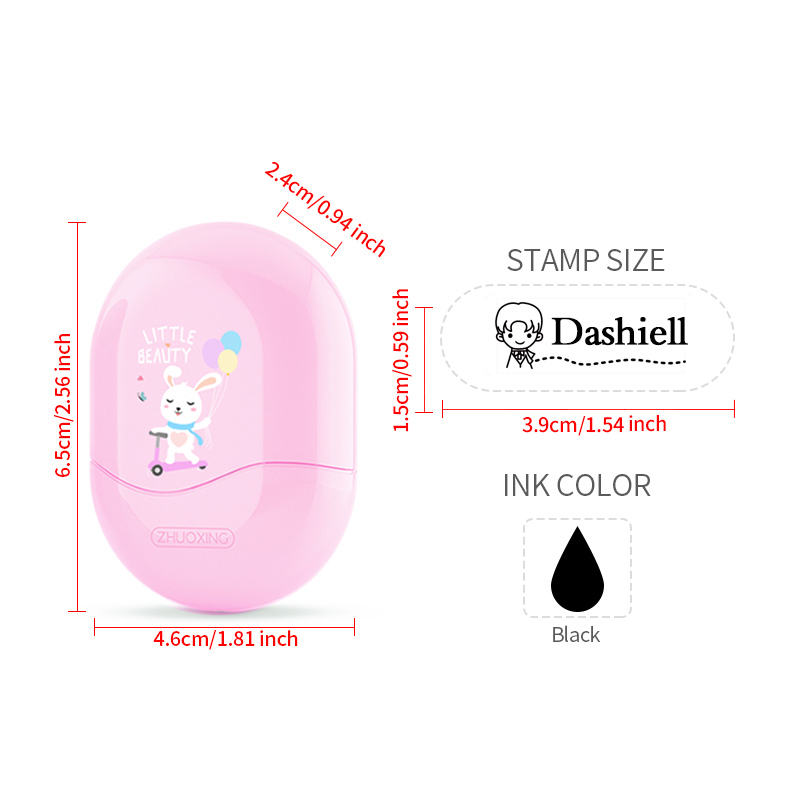 Персонализированный штамп с им – обзор и цена Self Inking Stamp