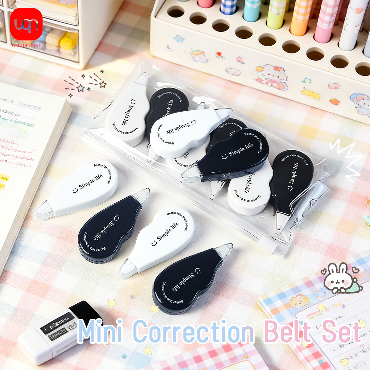 WQN - Черно-белая мини-коррект – обзор и цена Office Supply Office Stationery Items
