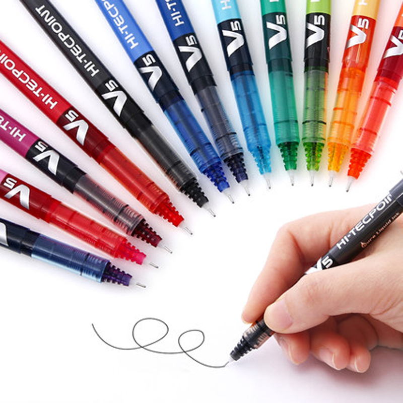 Ручка-пилот японская с жидкими – обзор и цена Pilot Pen V5