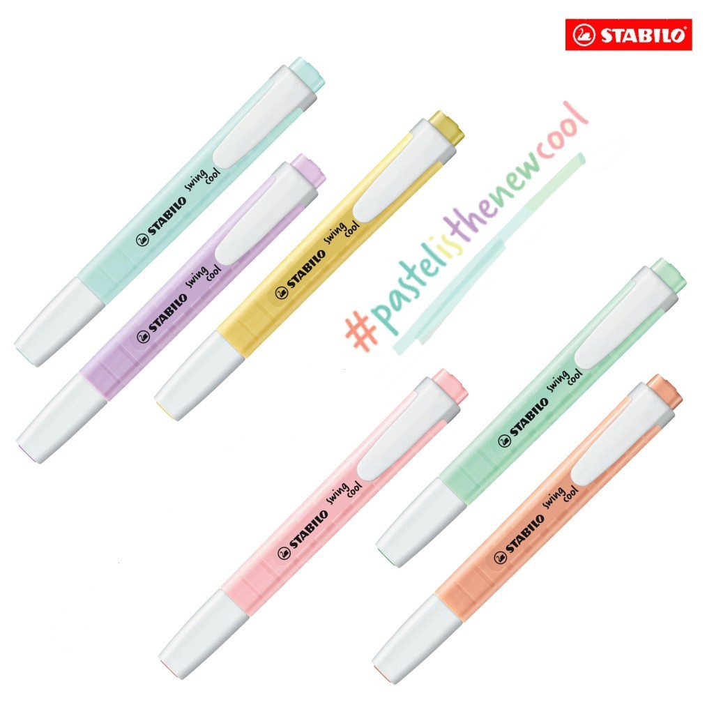 STABILO Swing Cool Pastel High – обзор и цена Stabilo Marker Swing Cool
