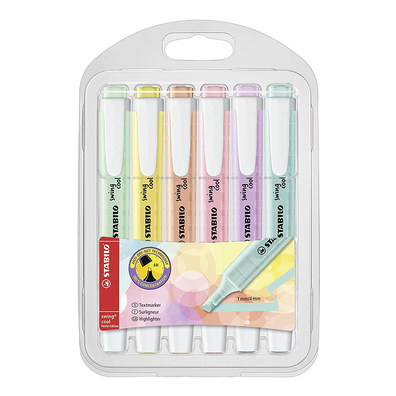 STABILO Swing Cool Pastel High – обзор и цена Stabilo Marker Swing Cool